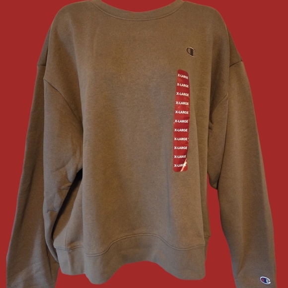 Champion Sweaters - Champion Women's Crewneck Sweater in Brown